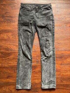 American Apparel Acid-Wash Slim Slack Jeans